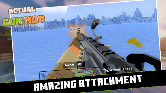 اسکرین شات 3 برنامه Actual Gun Weapon Mod for MCPE