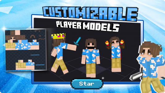 اسکرین شات 1 برنامه Skin for MCPE: Minecraft Skins