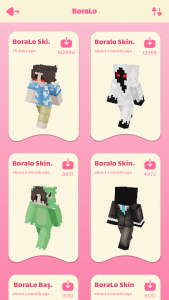 اسکرین شات 2 برنامه Skin for MCPE: Minecraft Skins
