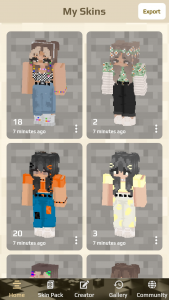 اسکرین شات برنامه MC Skin Editor for Minecraft 7