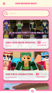 اسکرین شات 6 برنامه Skin for MCPE: Minecraft Skins