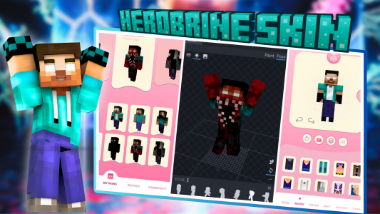 اسکرین شات 3 برنامه Skins for MCPE: Minecraft Skin