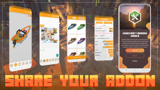 اسکرین شات برنامه AddOns Maker for Minecraft PE 2
