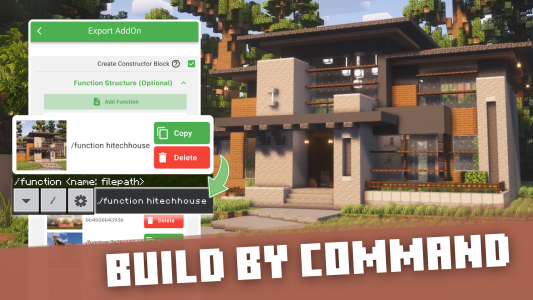 اسکرین شات 3 برنامه House Builder for Minecraft PE