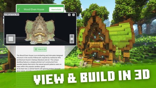 اسکرین شات 4 برنامه House Builder for Minecraft PE