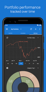 اسکرین شات برنامه My Stocks Portfolio & Widget 3