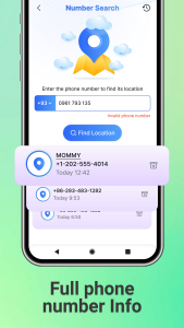 اسکرین شات 3 برنامه Mobile Number Locator
