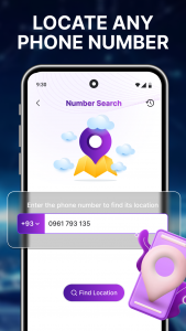 اسکرین شات 2 برنامه Mobile Number Locator