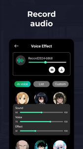 اسکرین شات برنامه Voice AI - Changer Your Voice 6