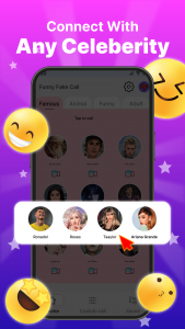 اسکرین شات 1 برنامه Make Video With Idol—Fake Call