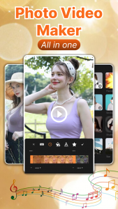 اسکرین شات برنامه Photo Video Maker With Music 1