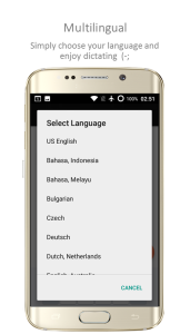 اسکرین شات 7 برنامه Speechnotes - Speech To Text