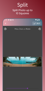 اسکرین شات برنامه PanoraSplit - Panorama Maker 4