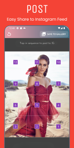 اسکرین شات برنامه PhotoSplit Rectangle Grids 6