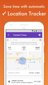 اسکرین شات برنامه Hours Tracker: Keep work log, work day timesheet 3