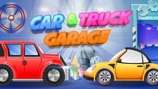 اسکرین شات بازی Car & Truck Kids Games Garage 1