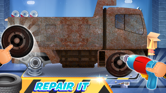 اسکرین شات بازی Car & Truck Kids Games Garage 2