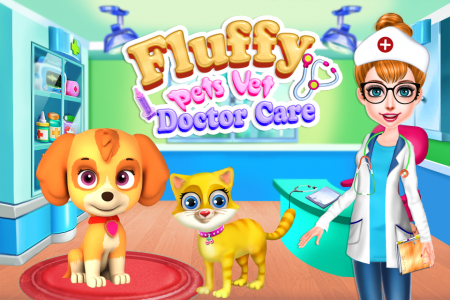 اسکرین شات بازی Fluffy Pets Vet Doctor Care 1