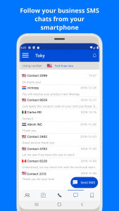 اسکرین شات 7 برنامه Toky: business phone system