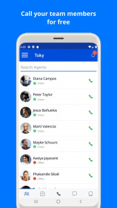 اسکرین شات 4 برنامه Toky: business phone system