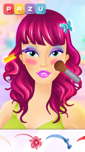 اسکرین شات بازی Makeup Girls - Makeup & Dress-up games for kids 4
