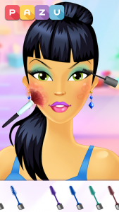 اسکرین شات بازی Makeup Girls - Makeup & Dress-up games for kids 2