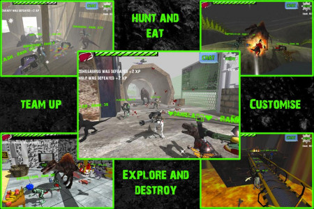 اسکرین شات بازی Raptors Online - Gun Dinosaurs 2