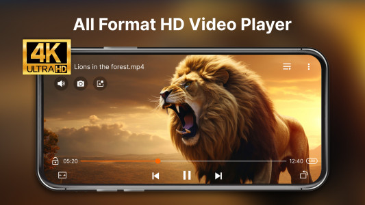 اسکرین شات 1 برنامه HD Video Player All Format