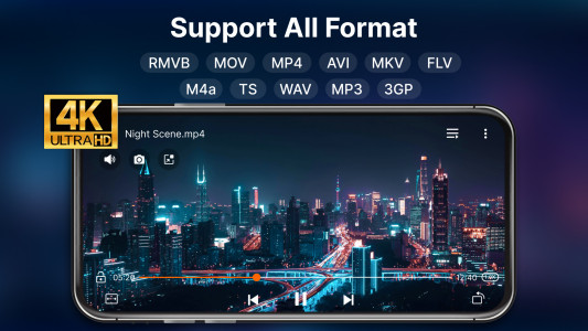 اسکرین شات برنامه HD Video Player All Format 7