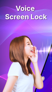 اسکرین شات 1 برنامه Voice Lock Screen - Voice Lock