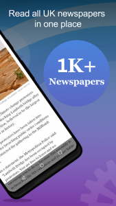 اسکرین شات برنامه UK Newspapers - UK News App 2