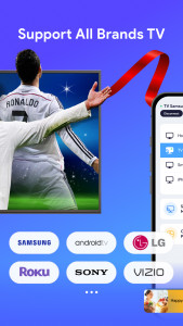 اسکرین شات 2 برنامه Miracast: TV Mirror & Remote