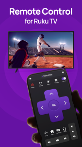 اسکرین شات 1 برنامه Ruku Remote Control: TV Remote