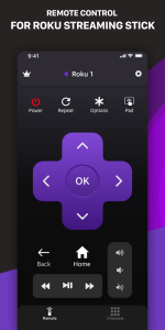 اسکرین شات برنامه TV Control for Roku TV Remote 2