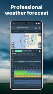 اسکرین شات برنامه Windy.app: Windy Weather Map 2