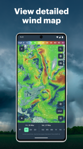 اسکرین شات برنامه Windy.app: Windy Weather Map 3