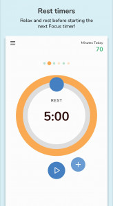 اسکرین شات برنامه Focusmeter: Pomodoro Timer 2