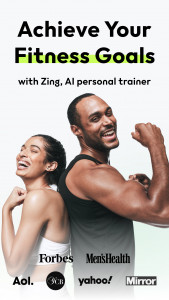 اسکرین شات برنامه Zing AI: Home & Gym Workouts 1