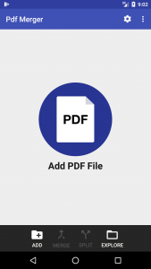 اسکرین شات برنامه Multiple PDF Merger 7