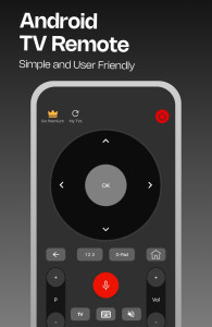 اسکرین شات 1 برنامه Remote for Android TV