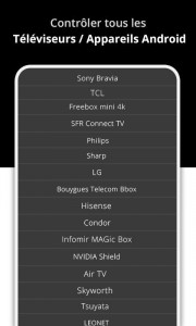 اسکرین شات برنامه Télécommande Android TV 1