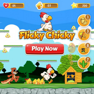 اسکرین شات بازی Flicky Chicky 1