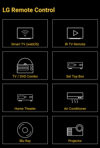 اسکرین شات برنامه Remote for LG TV / Devices 1