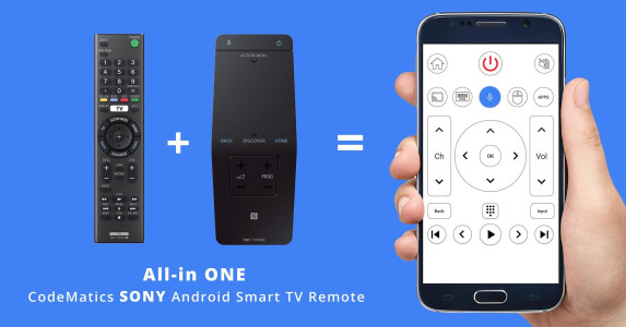اسکرین شات 1 برنامه Remote for Sony - Android TV