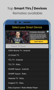 اسکرین شات برنامه Smart TV Remote Control 3