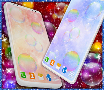 اسکرین شات برنامه Soap Bubble Live Wallpaper ❤️ Bubbles Wallpapers 6