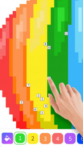 اسکرین شات برنامه Pixelz - Color by Number Pixel 5