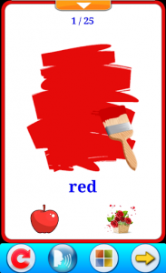 اسکرین شات برنامه Colors Cards (Learn English Faster) 1
