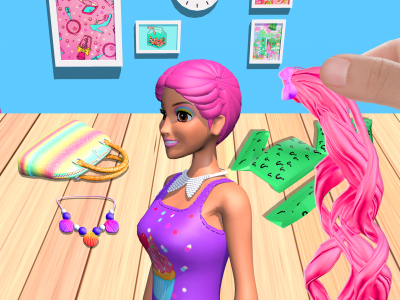 اسکرین شات بازی Color Reveal Suprise Doll Game 4