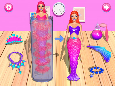 اسکرین شات بازی Color Reveal Mermaid Games 8